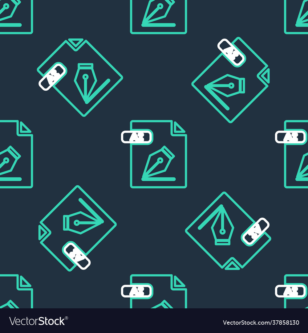 Line ai file document download button icon
