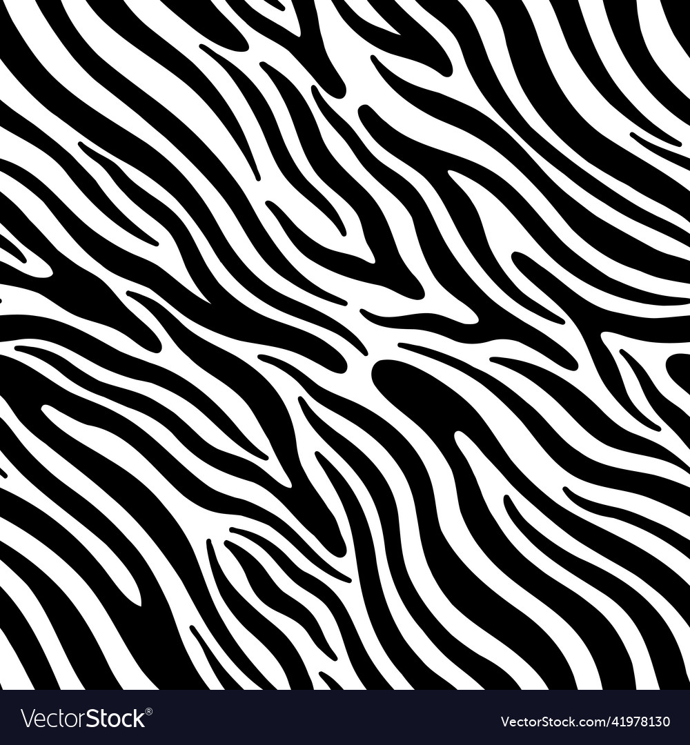 Seamless abstract zebra skin pattern background