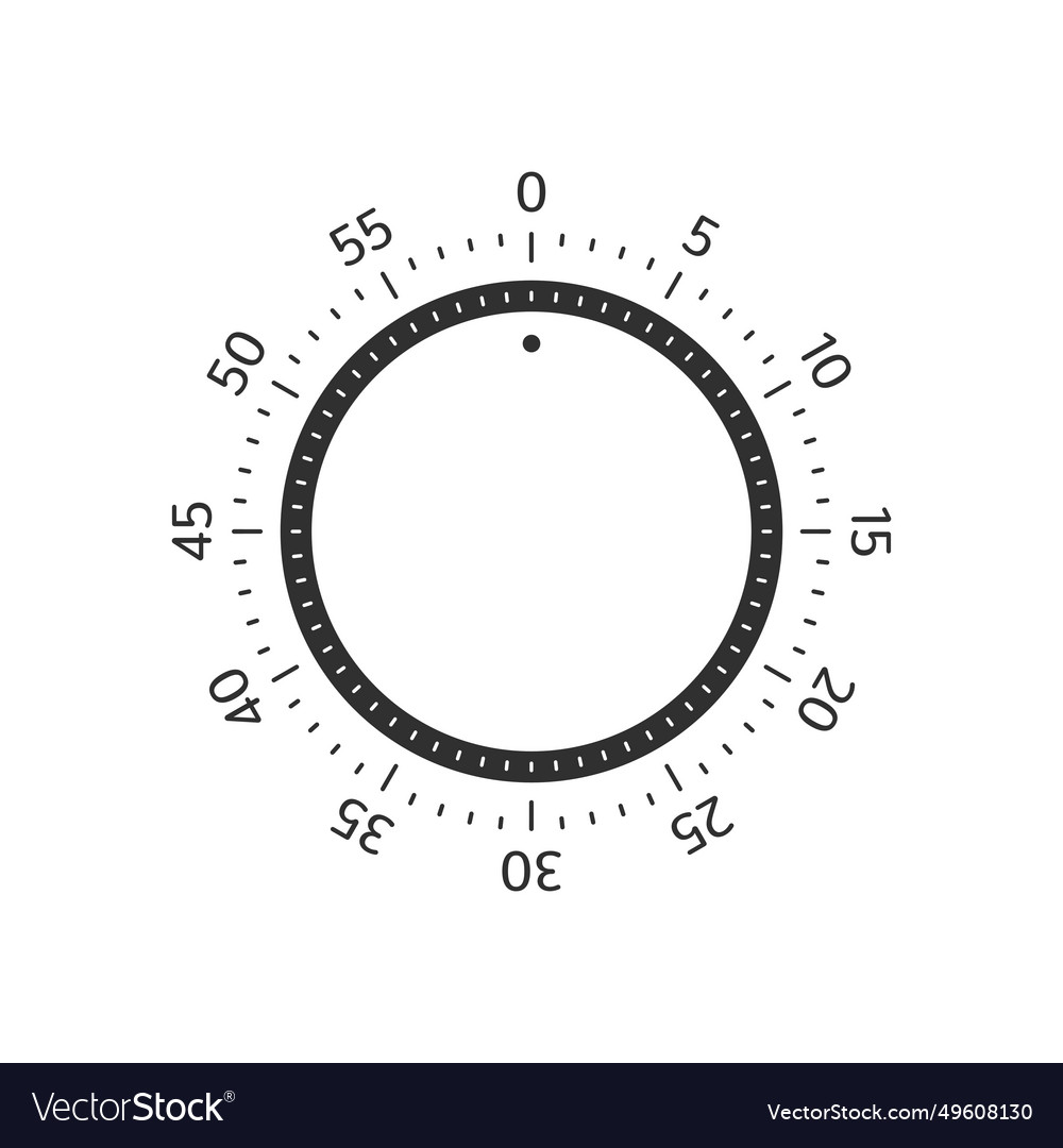 Simple Kitchen Timer Icon Royalty Free Vector Image