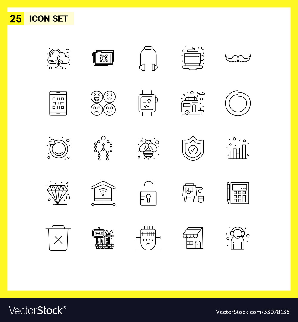 25 universal lines set for web and mobile