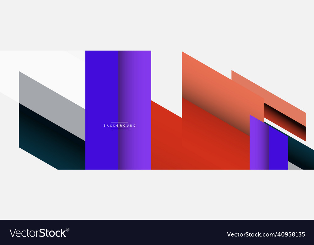 Background abstract overlapping color vector image Background abstract overlapping color