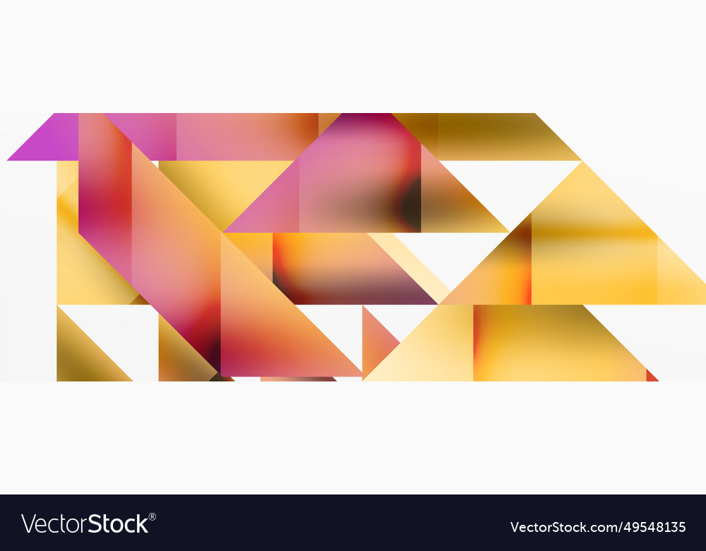 Captivating abstraction triangles Vector Image Captivating abstraction triangles