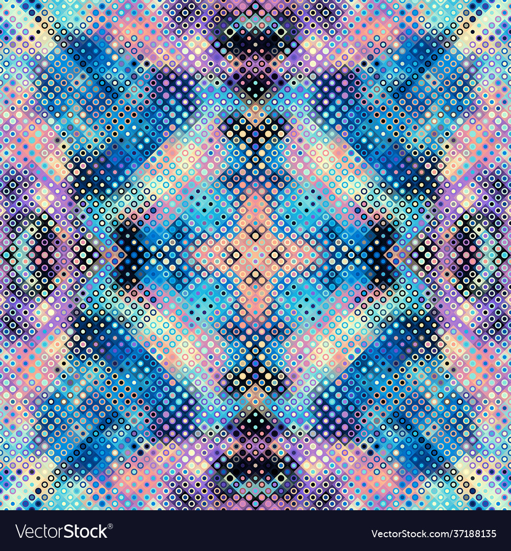 Geometric abstract pattern in low poly style vector image Geometric abstract pattern in low poly style