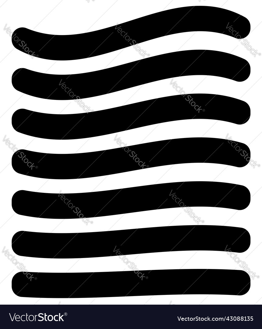 Simple abstract distorted deformed geometric vector image Simple abstract distorted deformed geometric
