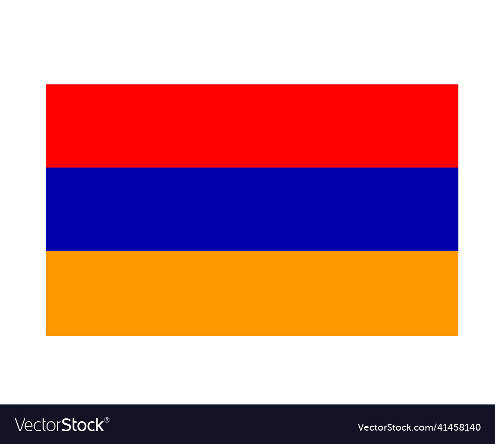Armenia flag national europe emblem symbol Vector Image