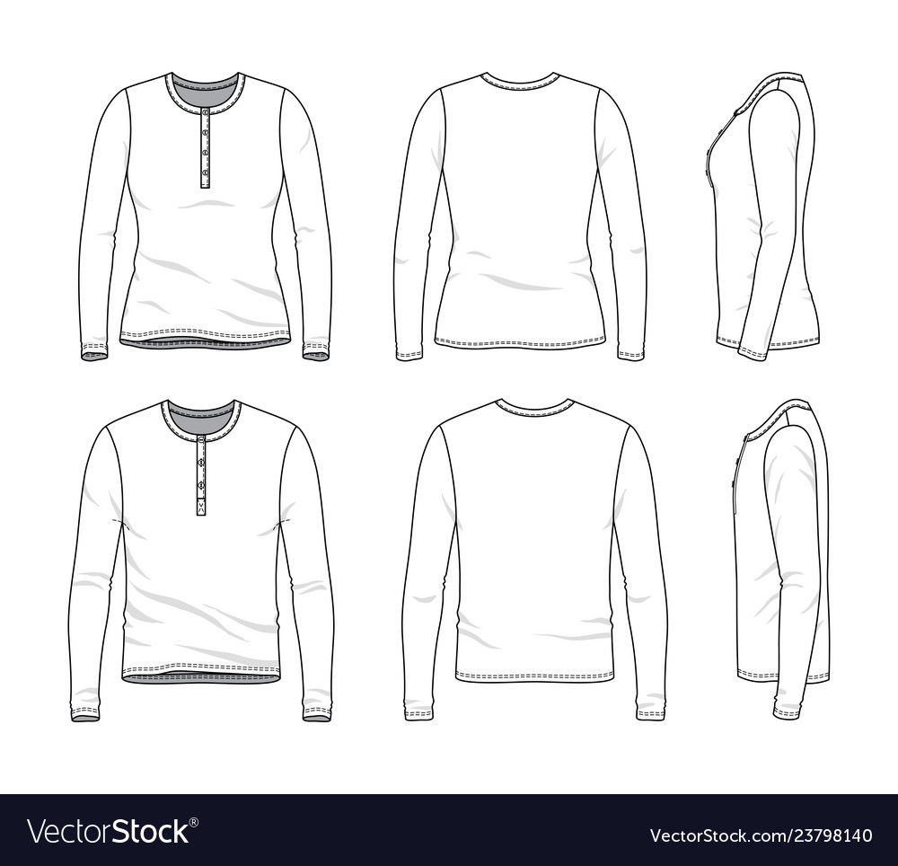 long sleeve tee template