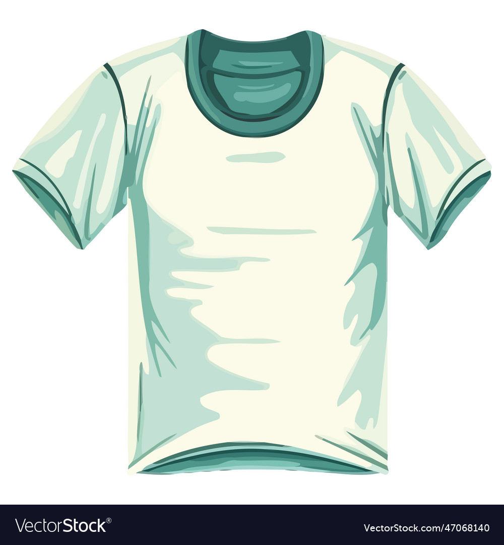 Mens green t shirt Royalty Free Vector Image - VectorStock