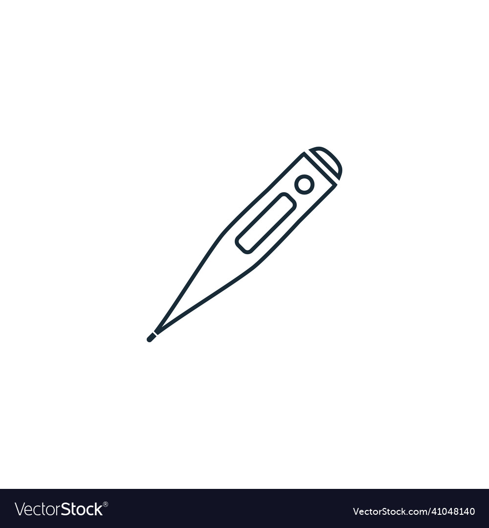 Thermometer icon design template elements