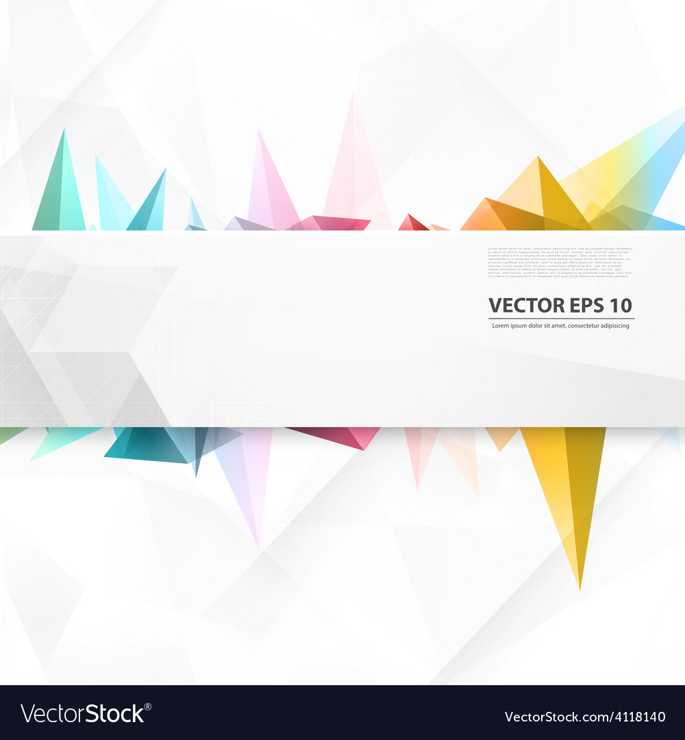 Triangles pattern background