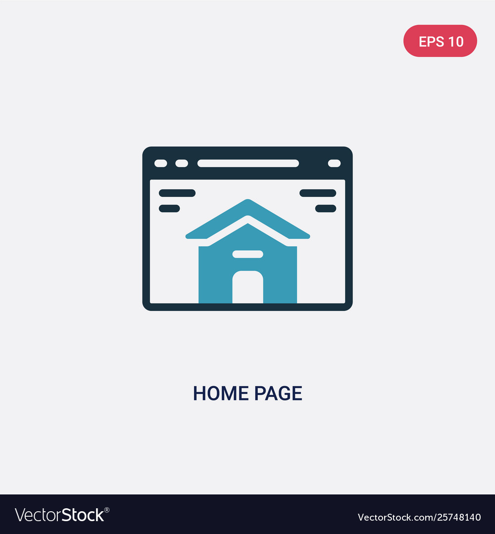 Zwei Farb-Homepage-Icon von seo Web-Konzept