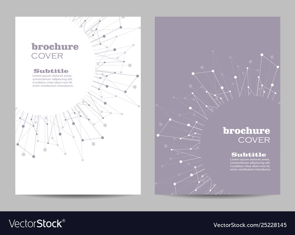 Abstract Brochure Layout - Geometric Lines