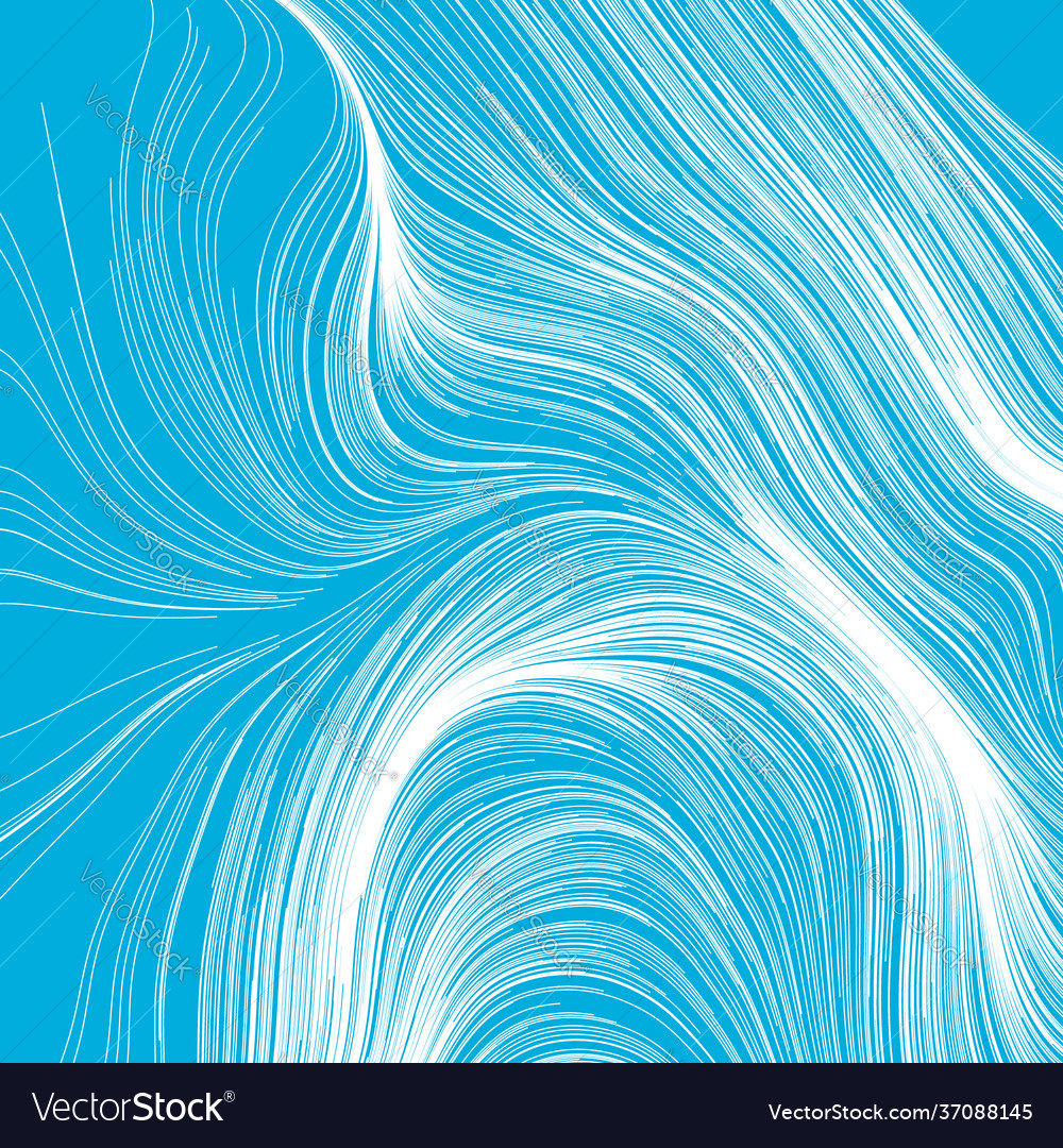 Abstract colorful render random wavy curvy Vector Image Abstract colorful render random wavy curvy