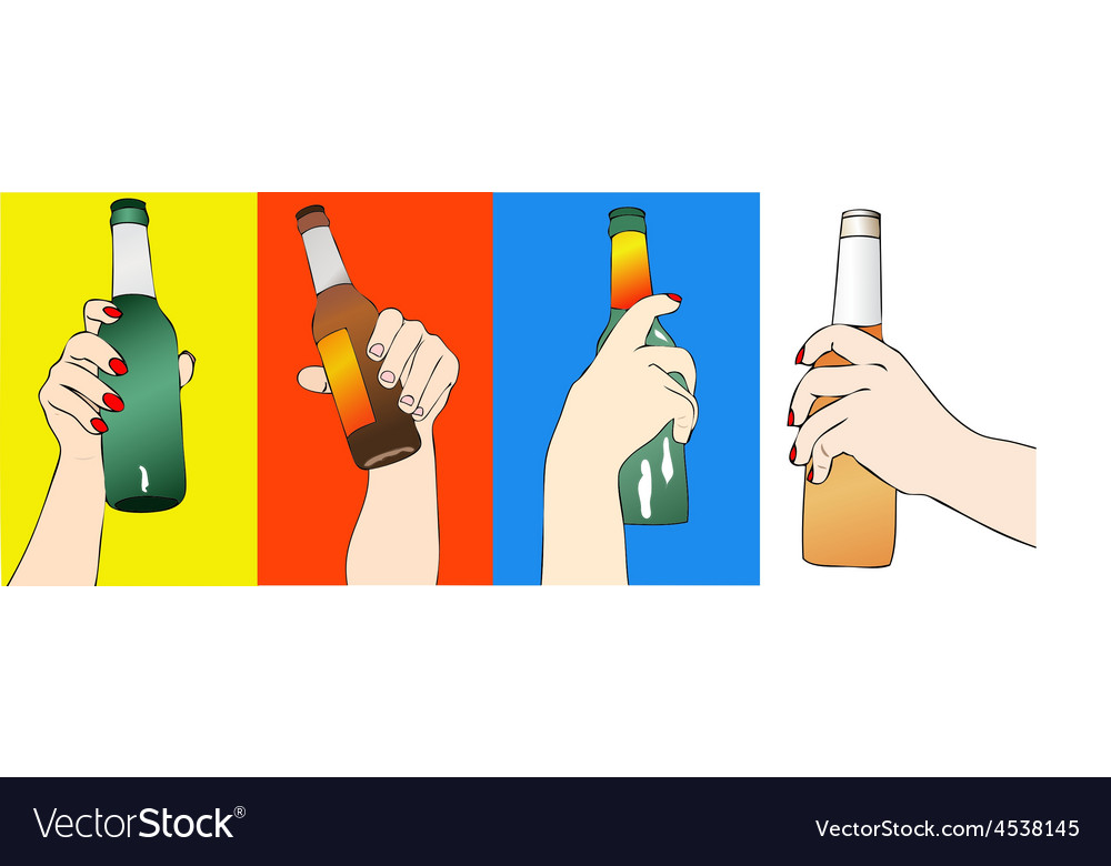 Fantasy of beers Royalty Free Vector Image - VectorStock