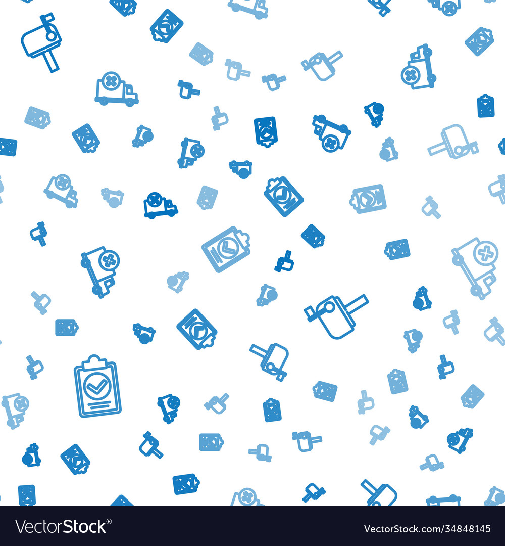 Set line verification delivery list clipboard vector image Set line verification delivery list clipboard