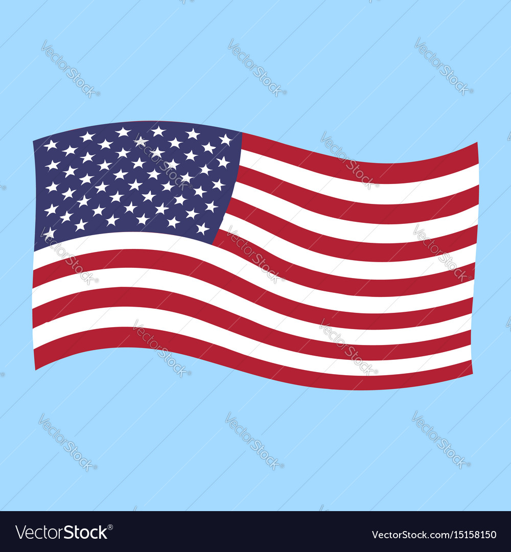American Flag Doodle