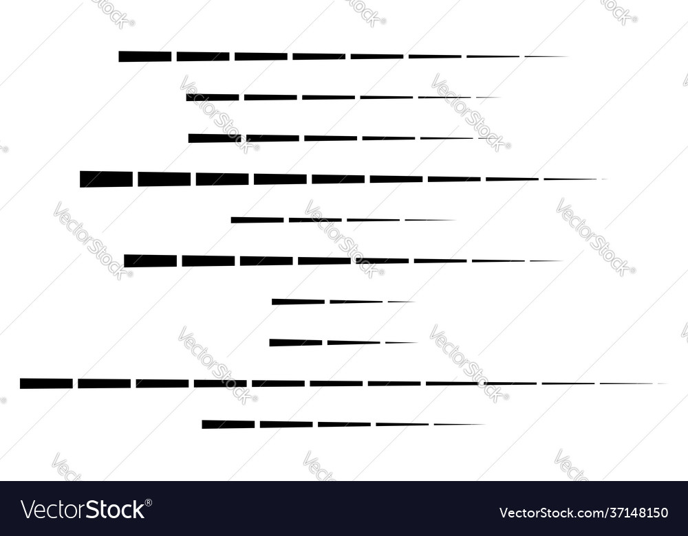 Dashed random straight parallel lines geometric Vector Image Dashed random straight parallel lines geometric