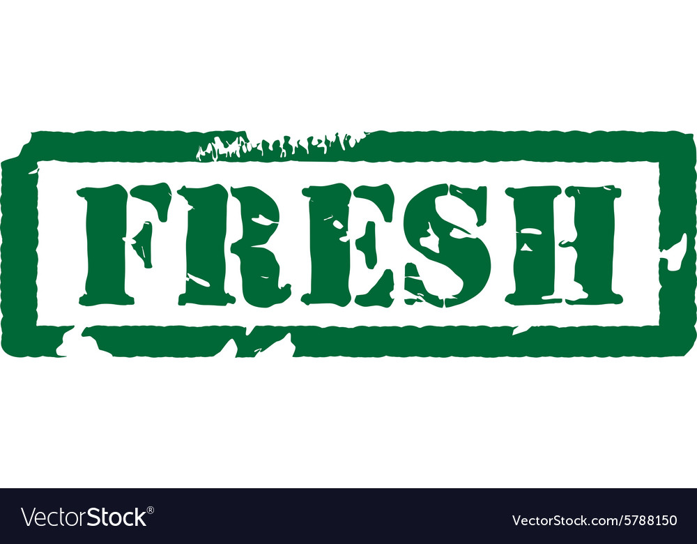 Fresh stamp Royalty Free Vector Image - VectorStock