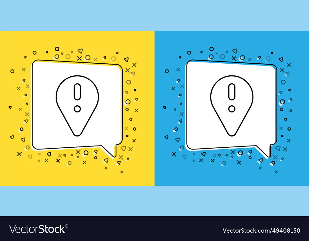 Zeilenkartenzeiger mit Ausrufzeichen-Symbol einstellen vector image Zeilenkartenzeiger mit Ausrufzeichen-Symbol einstellen