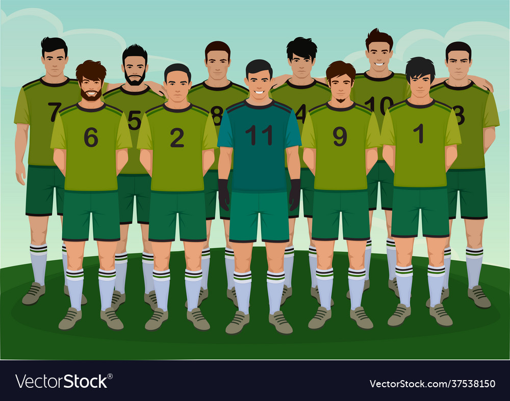 Soccer players Royalty Free Vector Image - VectorStock