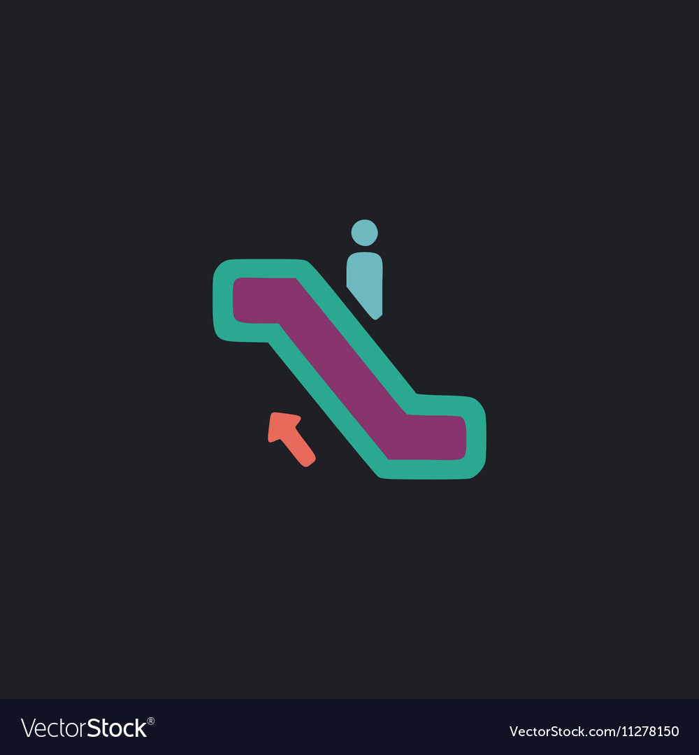 Staircase computer symbol
