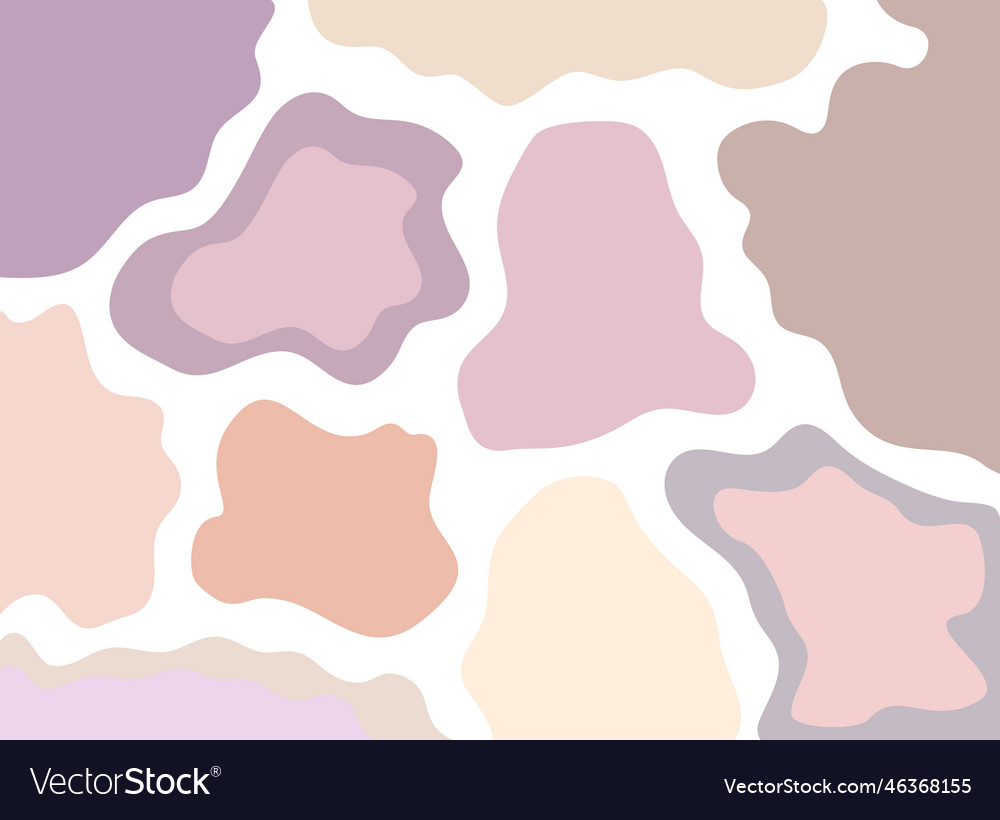 Abstract background with shapeless forms vector image Abstract background with shapeless forms