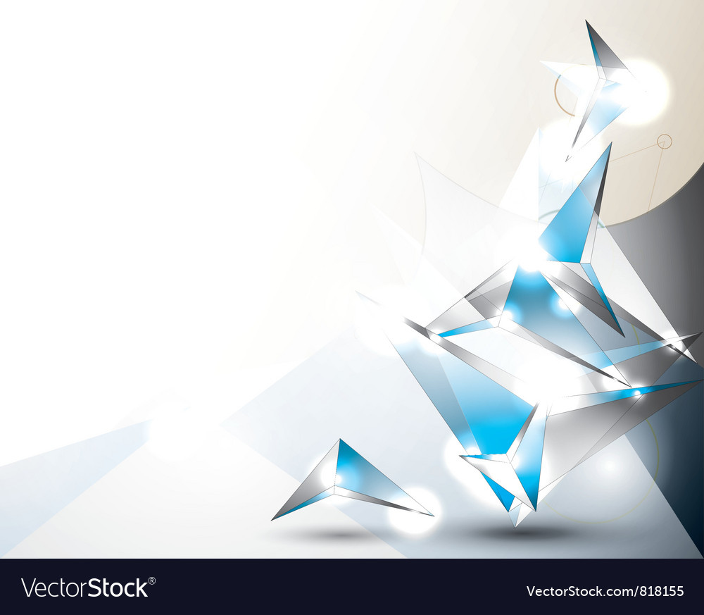 Abstract background with volume figures