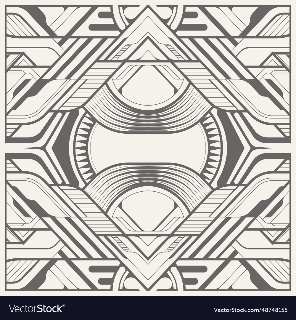 Abstract tech line seamless pattern vector image Abstract tech line seamless pattern