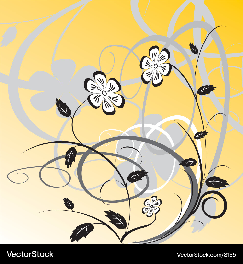 Floral background Royalty Free Vector Image - VectorStock