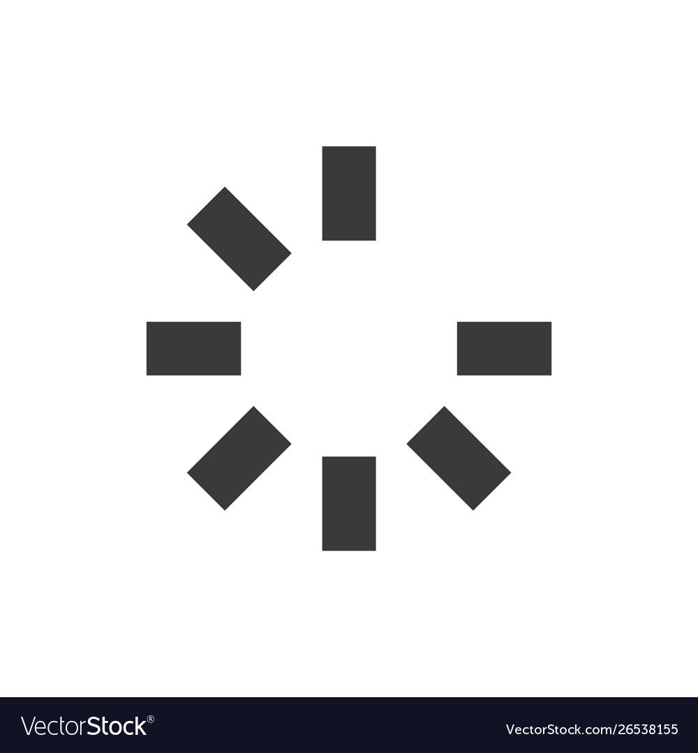Loading process icon vector image Loading process icon
