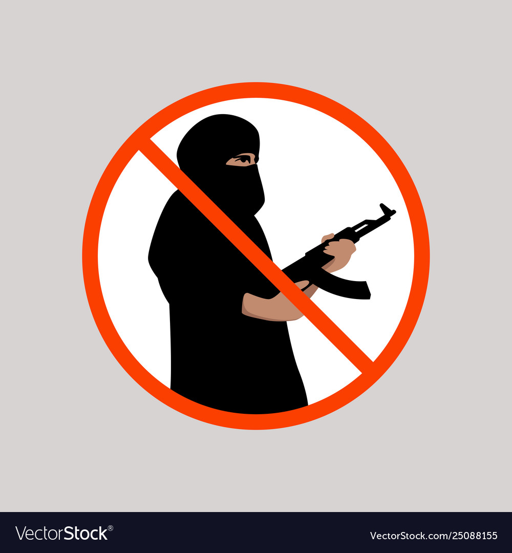 Kein Terror Symbol