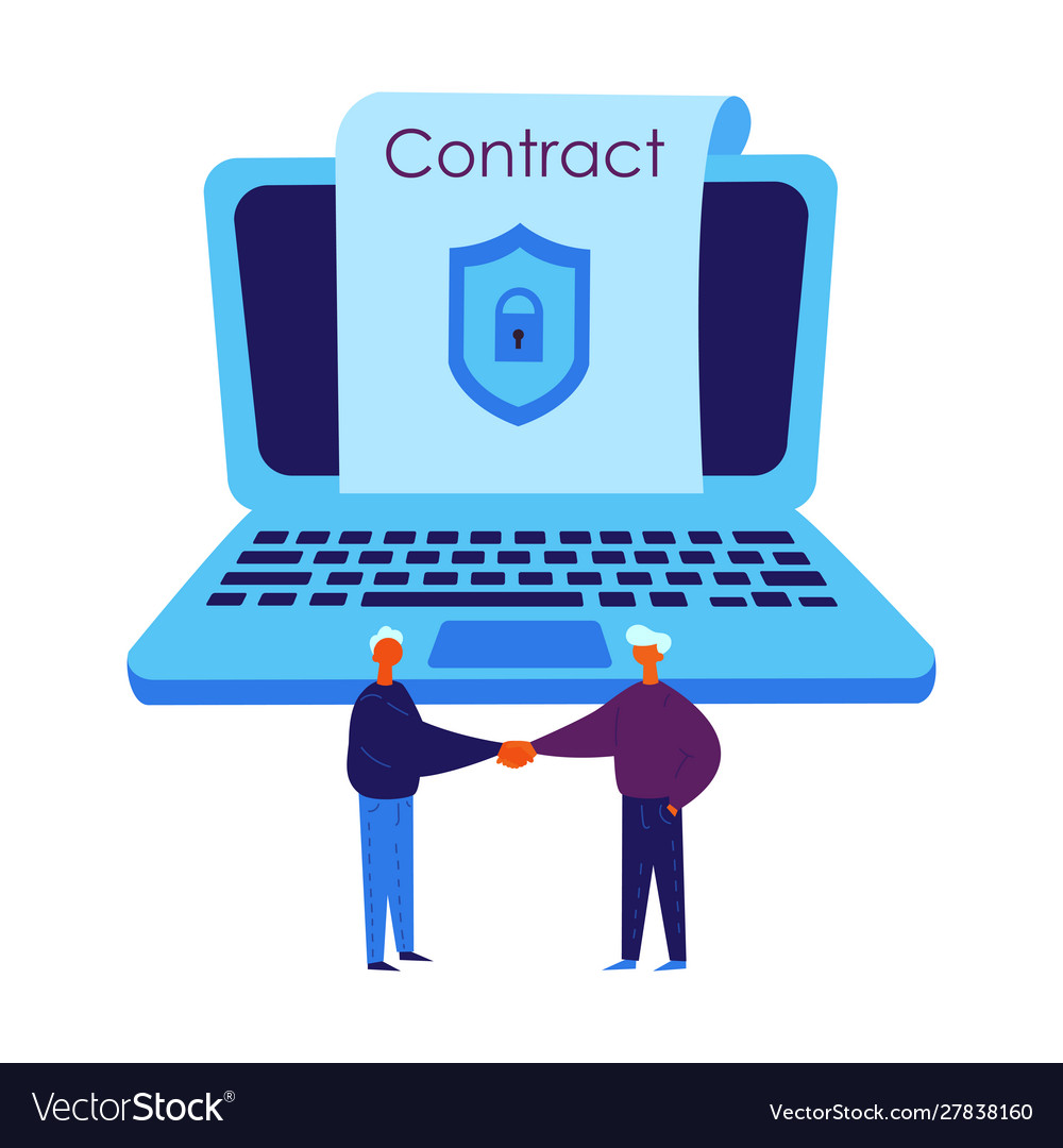 Conclude a blockchain contract in laptop