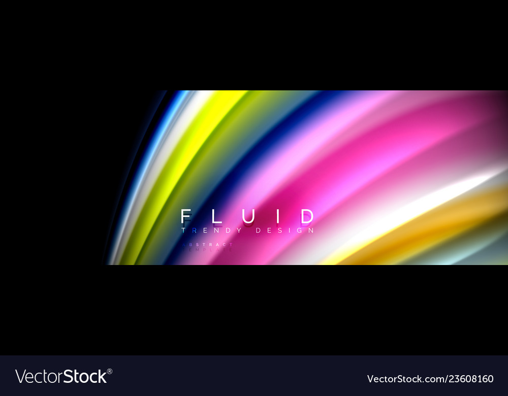 Fluid wave line background or pattern geometric