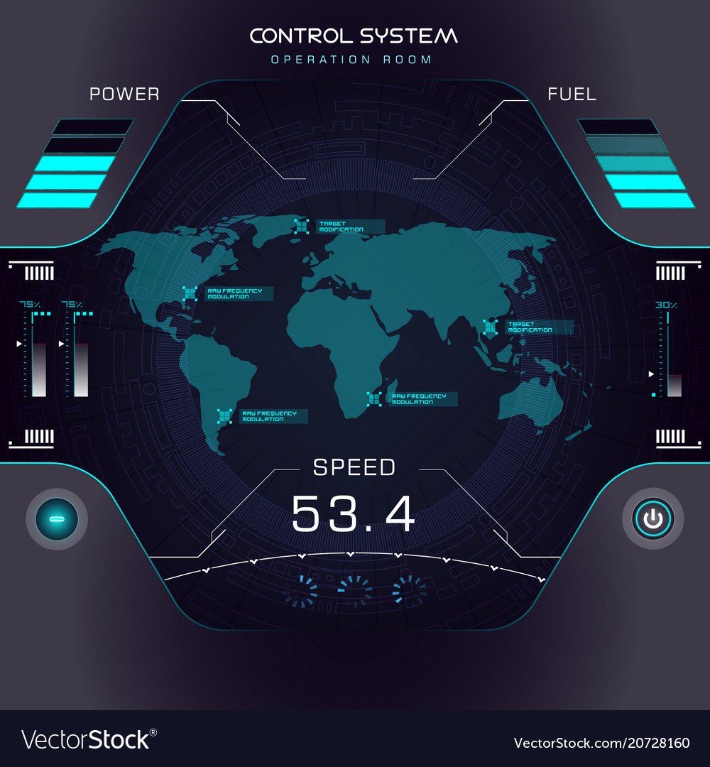Interface ui design graphic hud