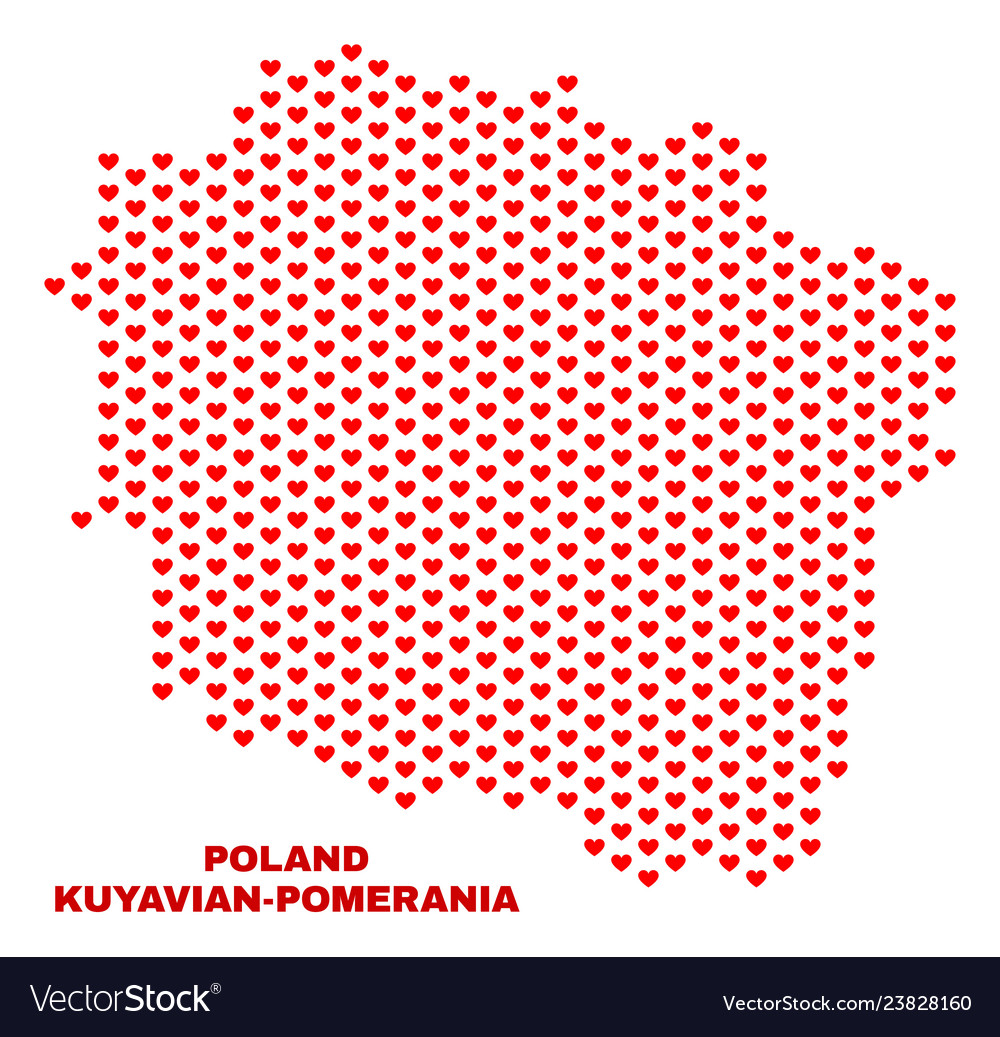 Kuyavian-pomeranian voivodeship map - Mosaik