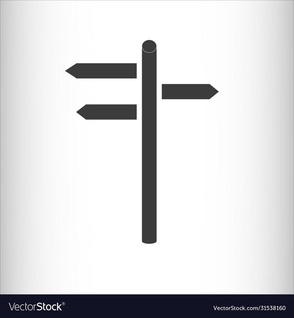 Map pointer icon gps location symbol flat design vector image Map pointer icon gps location symbol flat design