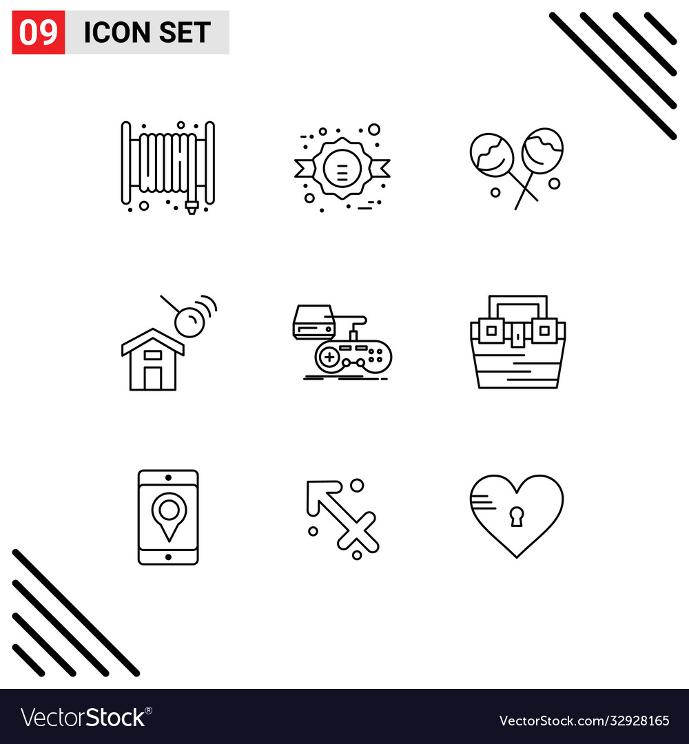 9 universal outlines set for web and mobile