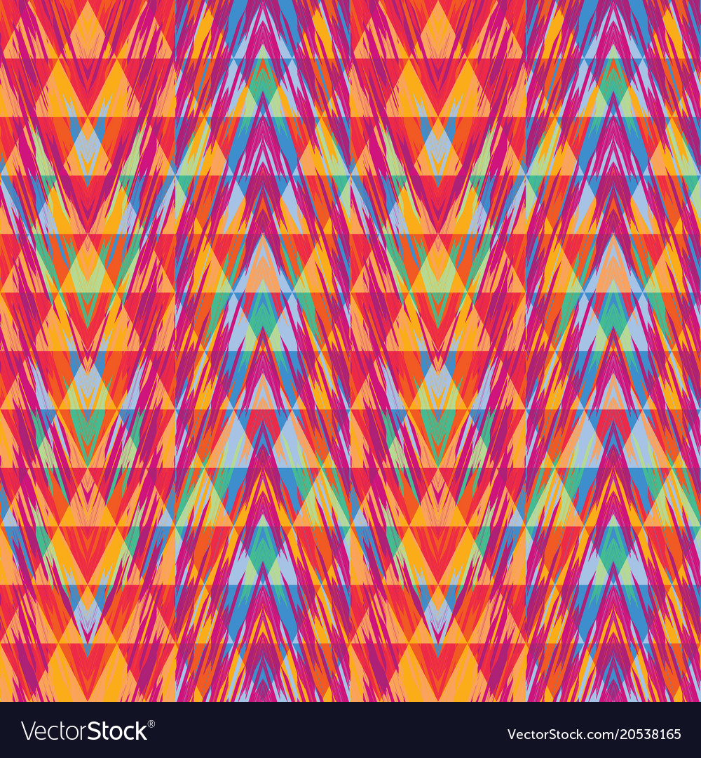Abstract seamless pattern with geometric elements