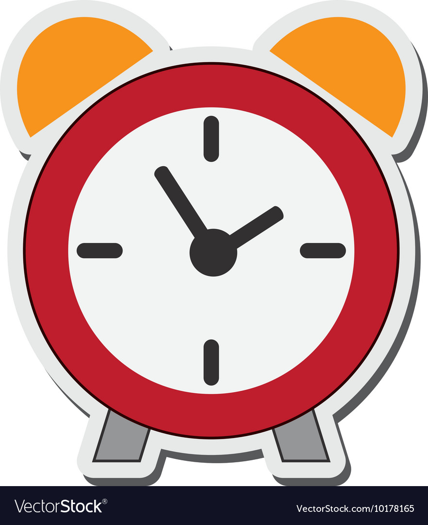 Analog alarm clock icon