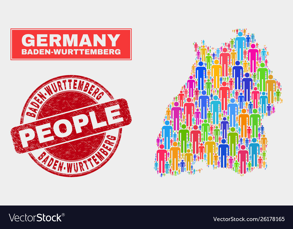 Baden-wurttemberg land map population people