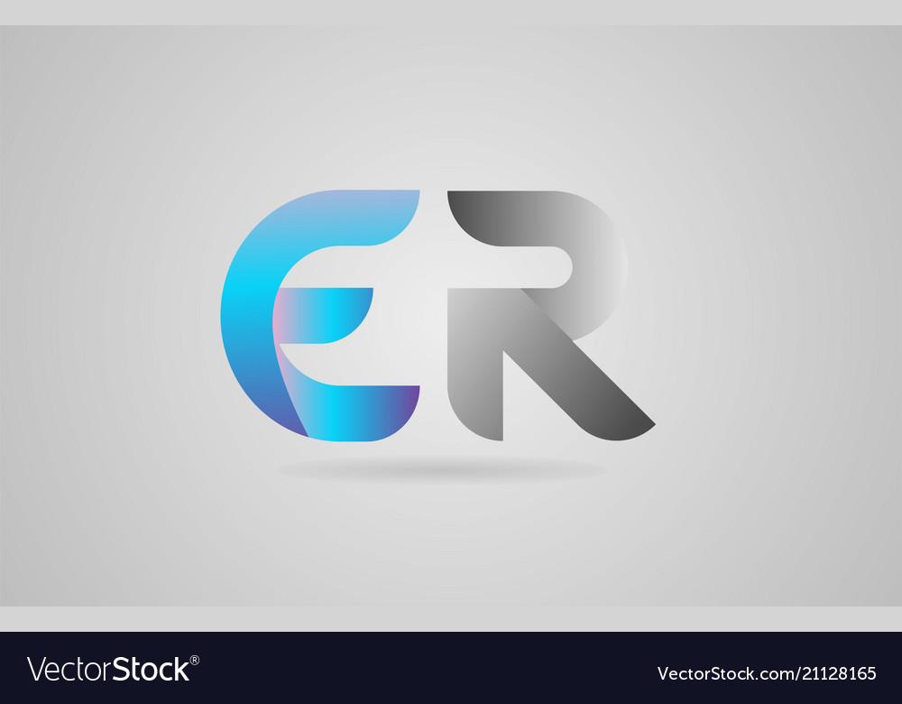 E R Logo - Modern Letter Combination