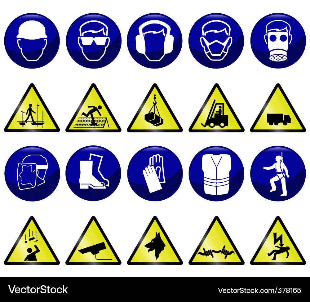 Mandatory hazard Royalty Free Vector Image - VectorStock