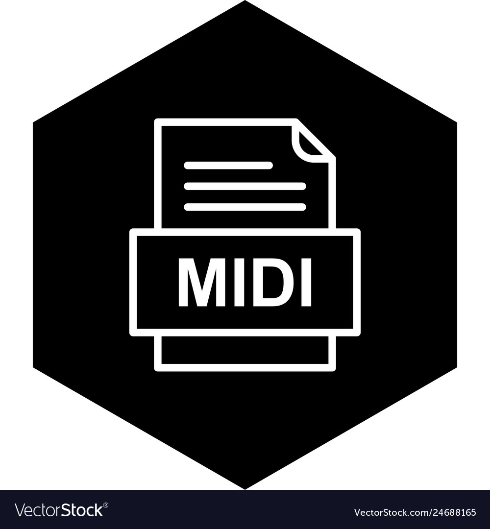 Midi file document icon