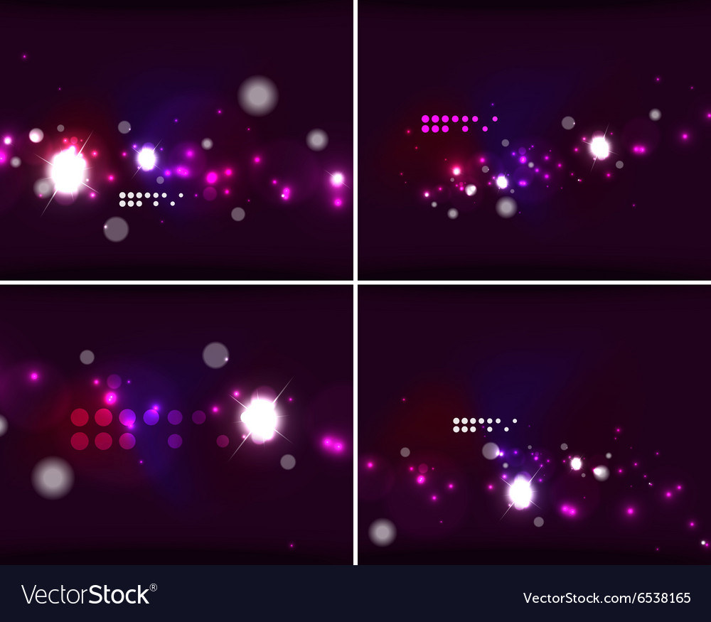 Set of abstract backgrounds with copyspace