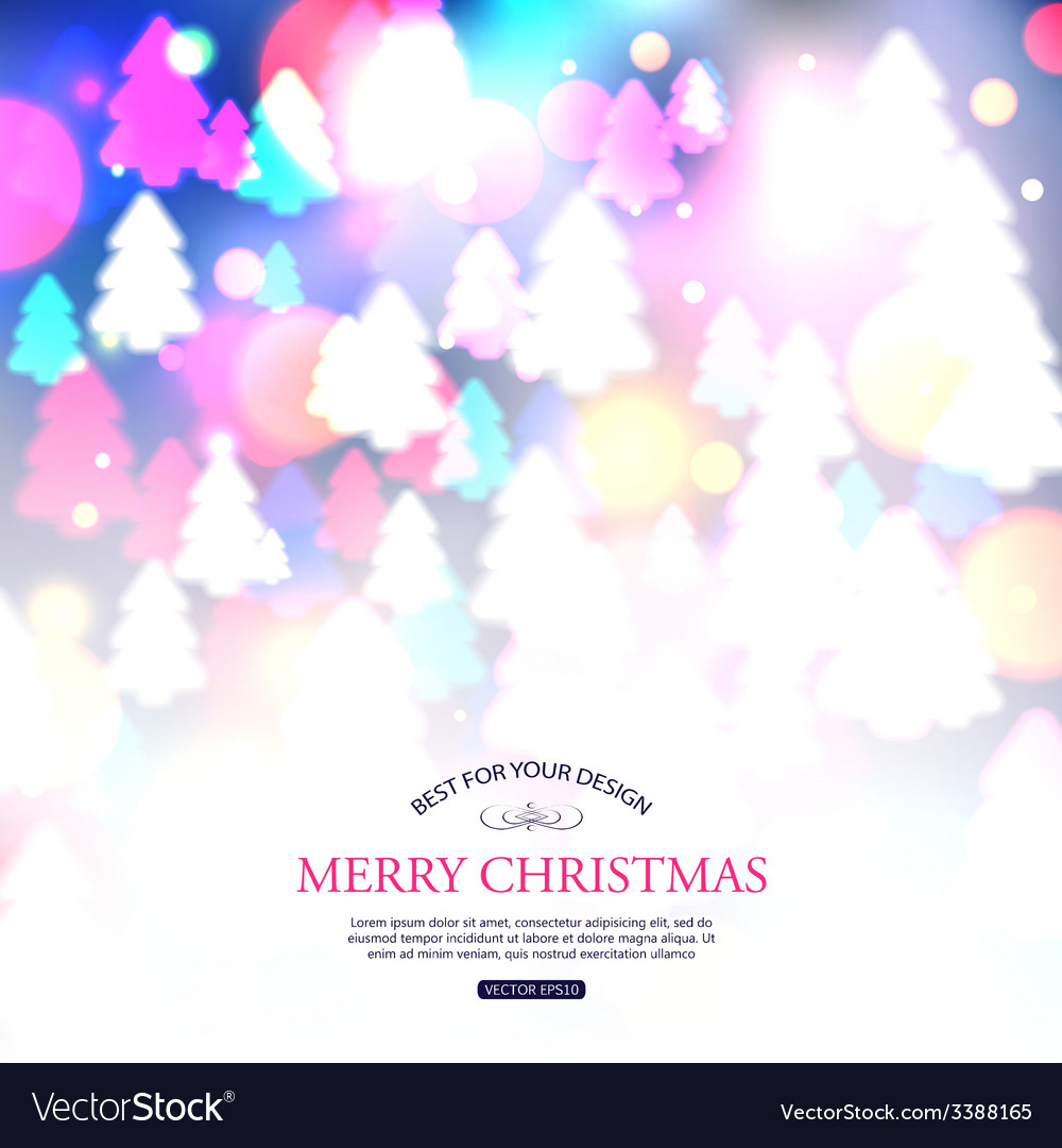 Shining Christmas Typography Background