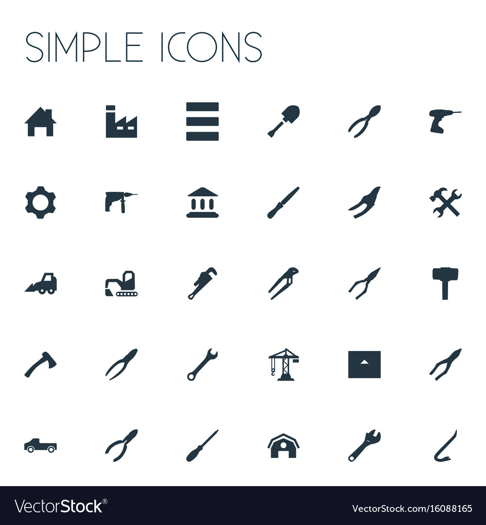 Simple Architecture Icons