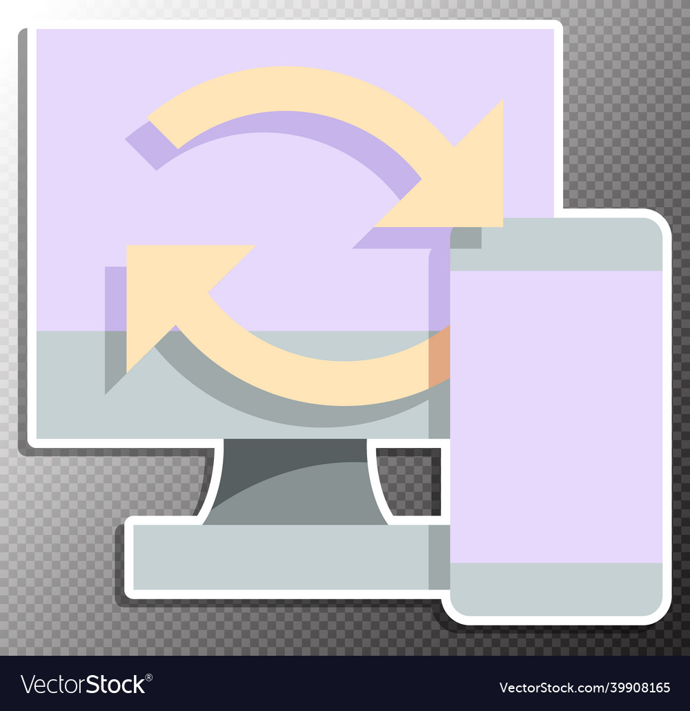 Synchronization in flat style
