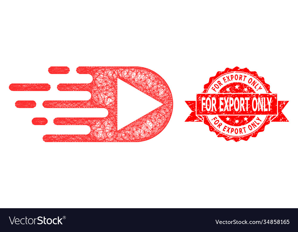 Textured for export only stamp and network play