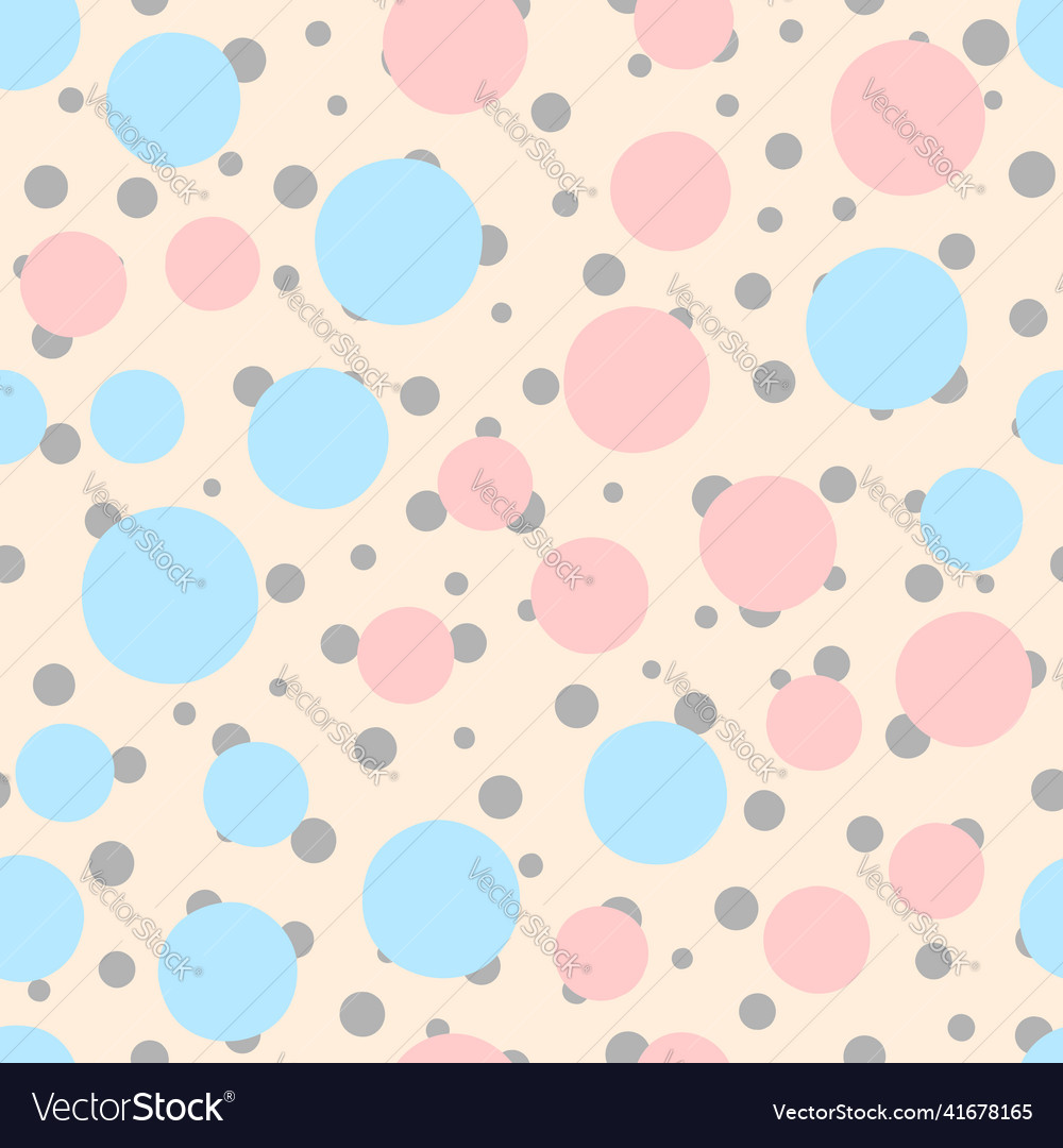 Trendy seamless pattern with scattered dots