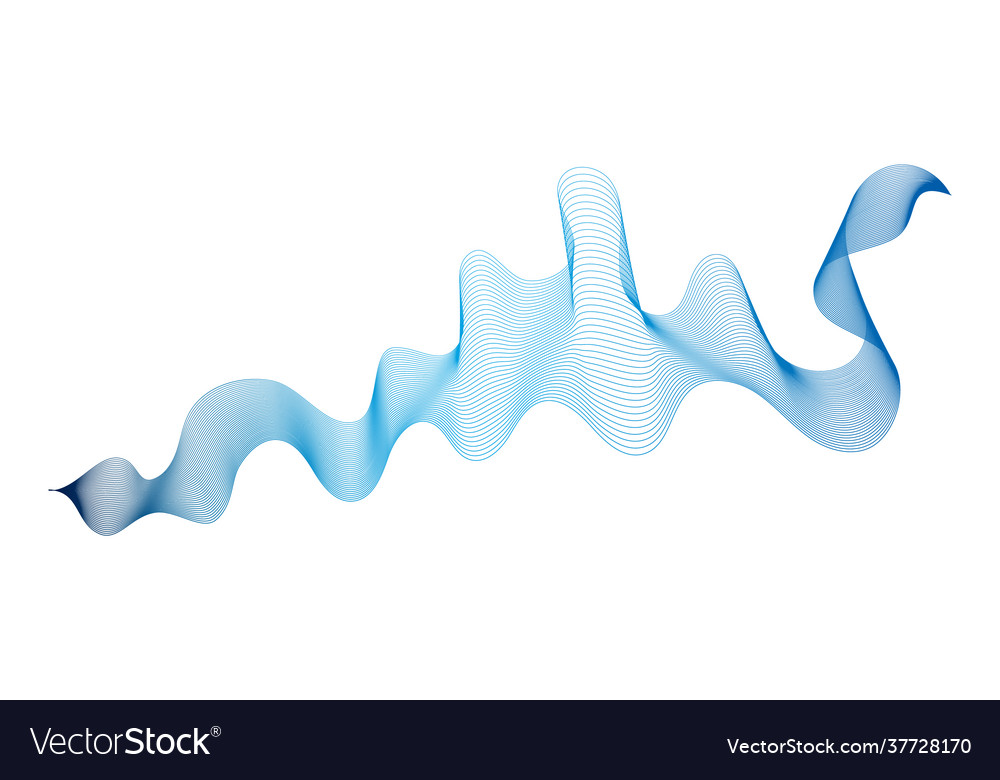 Abstract backdrop with wave gradient lines Vector Image Abstract backdrop with wave gradient lines