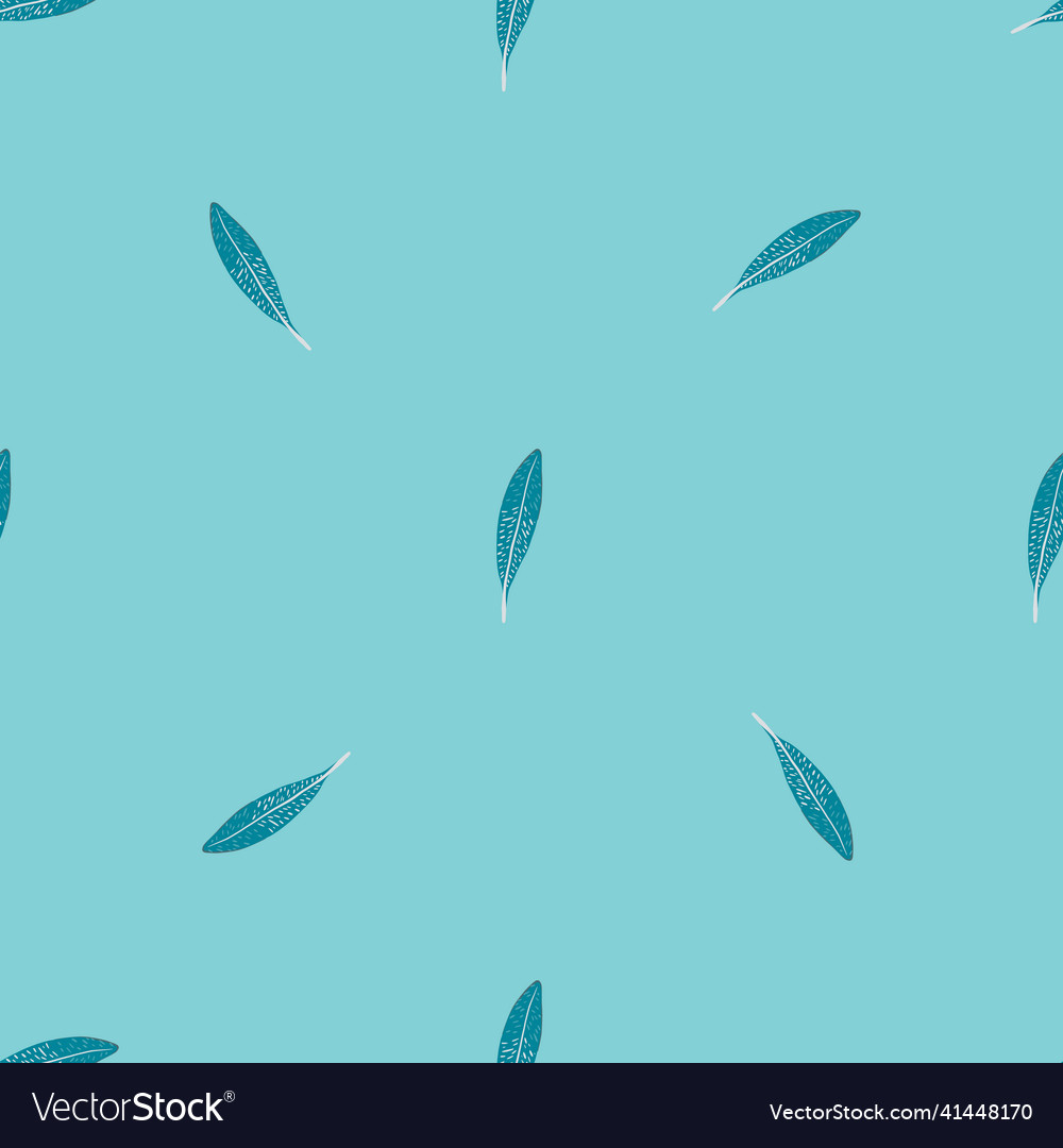 Feathers seamless pattern background feather vector image Feathers seamless pattern background feather